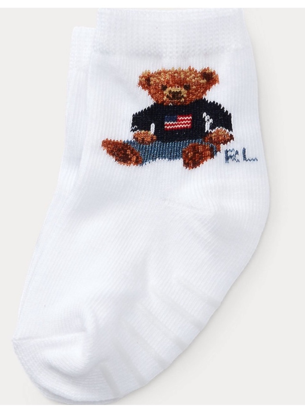 Polo Ralph Lauren Flag Polo Bear Socks
Infant